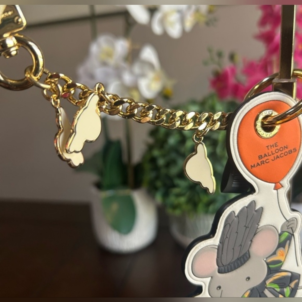 NWT Marc Jacobs Key Chain/Bag Charm - 'The Balloon' Mouse - Picture 3 of 6